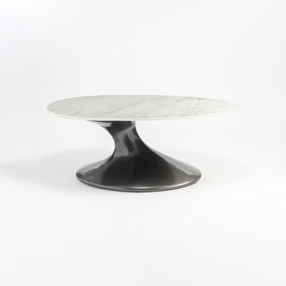 Abedelazar Marbel Coffee Table - White
