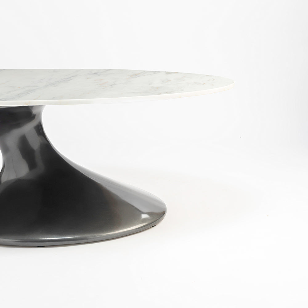 Abedelazar Marbel Coffee Table - White