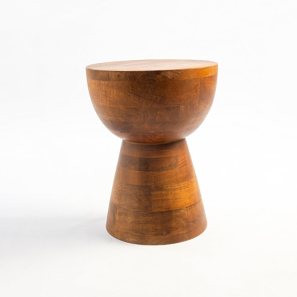 Sylvan Mango Wood Accent Table & Stool