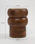 Oakspire Mango Wood Accent Table & Stool