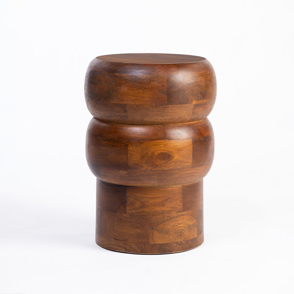Oakspire Mango Wood Accent Table & Stool