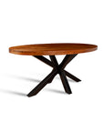 Xerone Wooden Dining Table with Iron