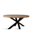 Xerone Wooden Dining Table with Iron