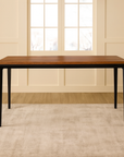 Shakur Wodden 6 Seater Dining Table with Iron