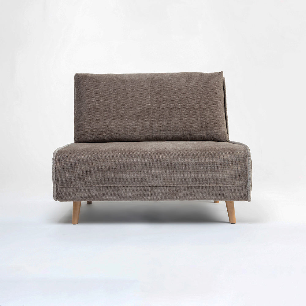 Riencar Foldable Sofa Cum Bed With Wooden Legs