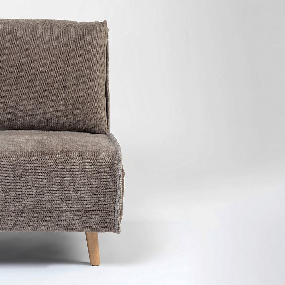 Riencar Foldable Sofa Cum Bed With Wooden Legs