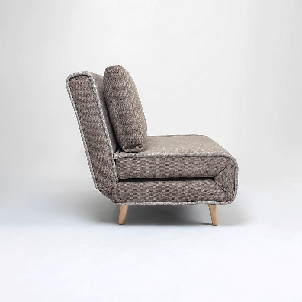 Riencar Foldable Sofa Cum Bed With Wooden Legs
