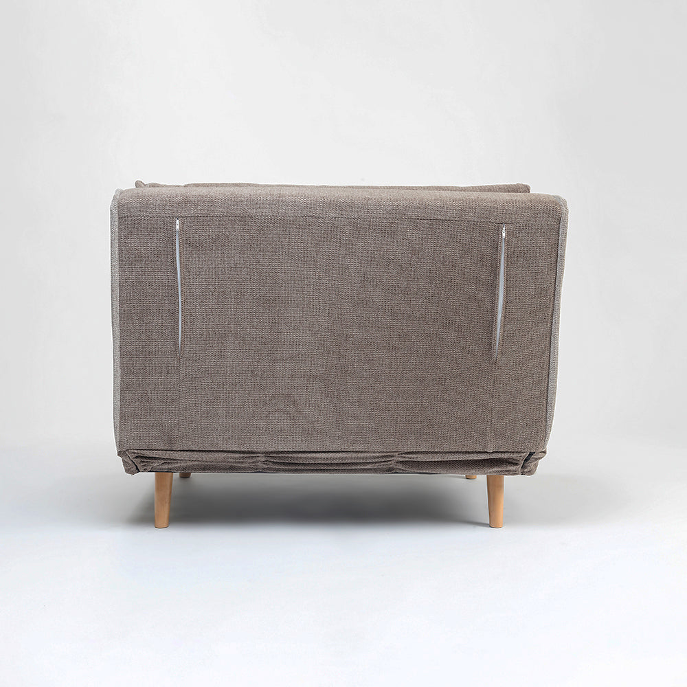 Riencar Foldable Sofa Cum Bed With Wooden Legs