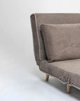 Riencar Foldable Sofa Cum Bed With Wooden Legs