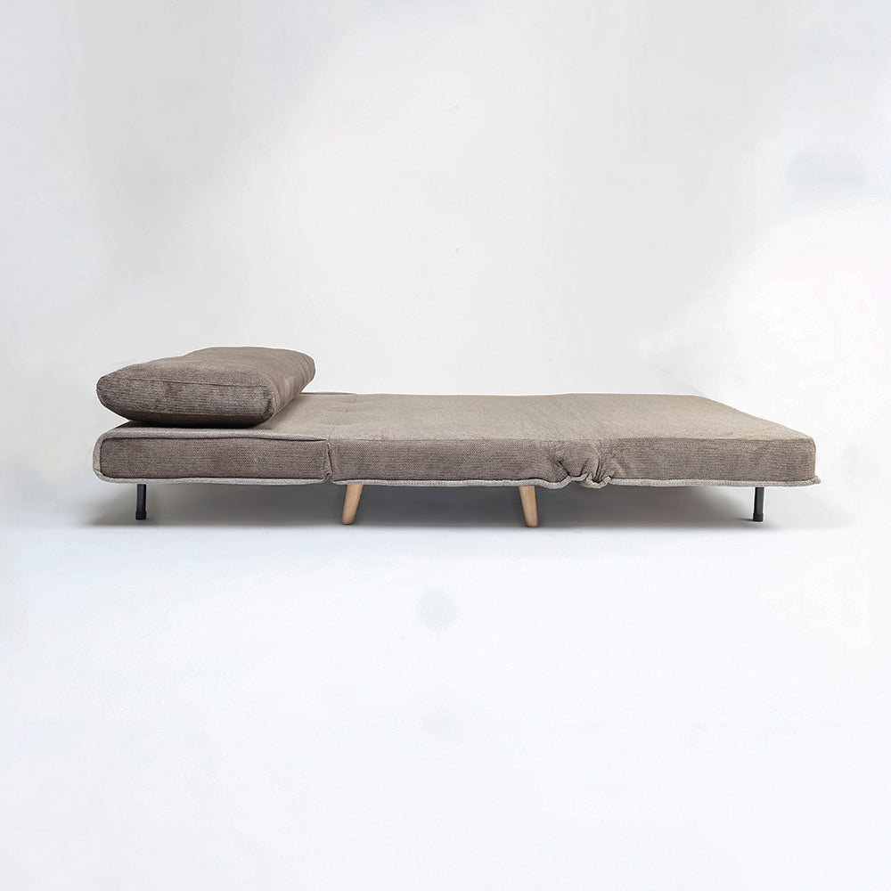 Riencar Foldable Sofa Cum Bed With Wooden Legs