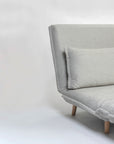 Bunny 3-Seater Foldable Sofa Cum Bed With Wooden Legs