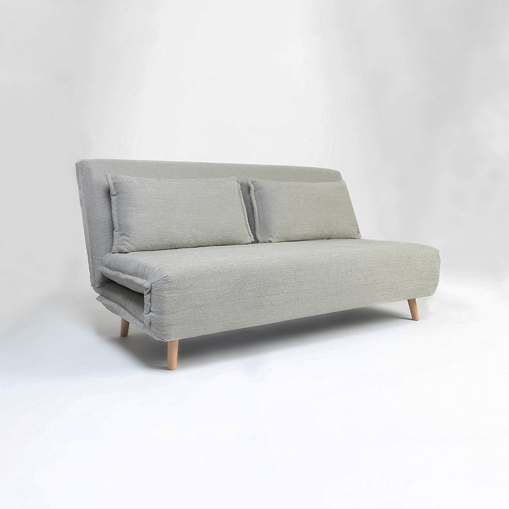 Bunny 3-Seater Foldable Sofa Cum Bed With Wooden Legs