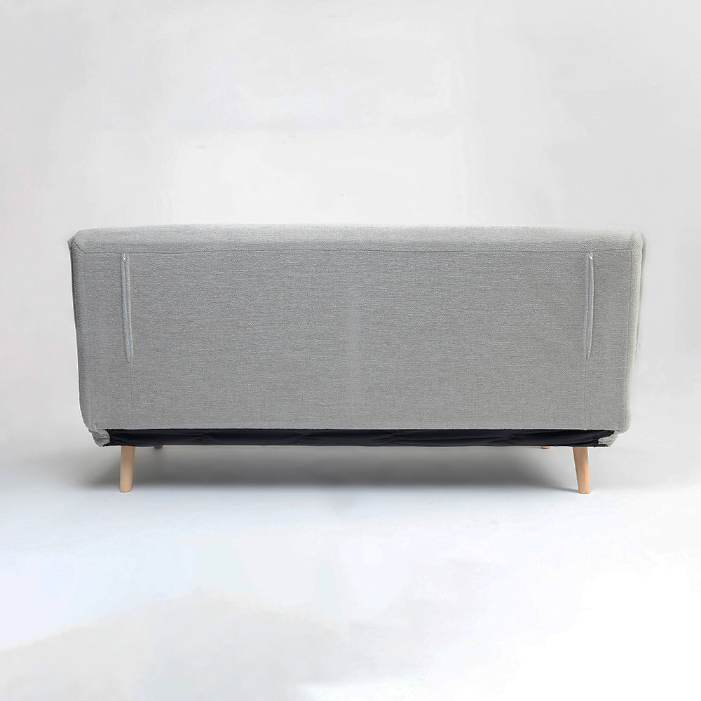 Bunny 3-Seater Foldable Sofa Cum Bed With Wooden Legs