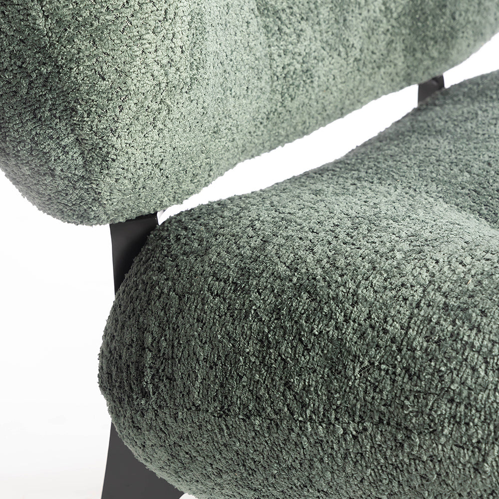 Sherdil Boucle Chair - Green