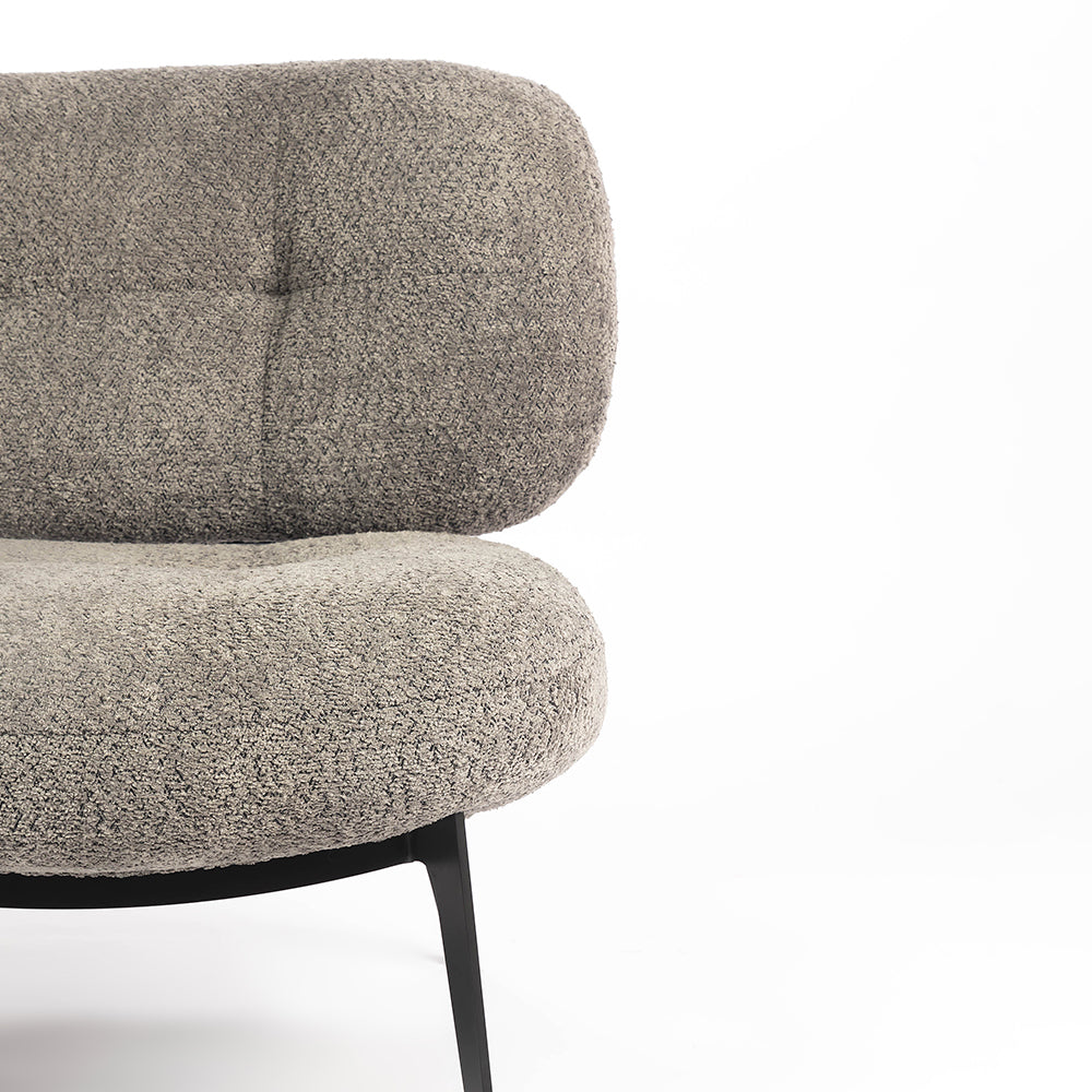 Sherdil Boucle Chair - Grey