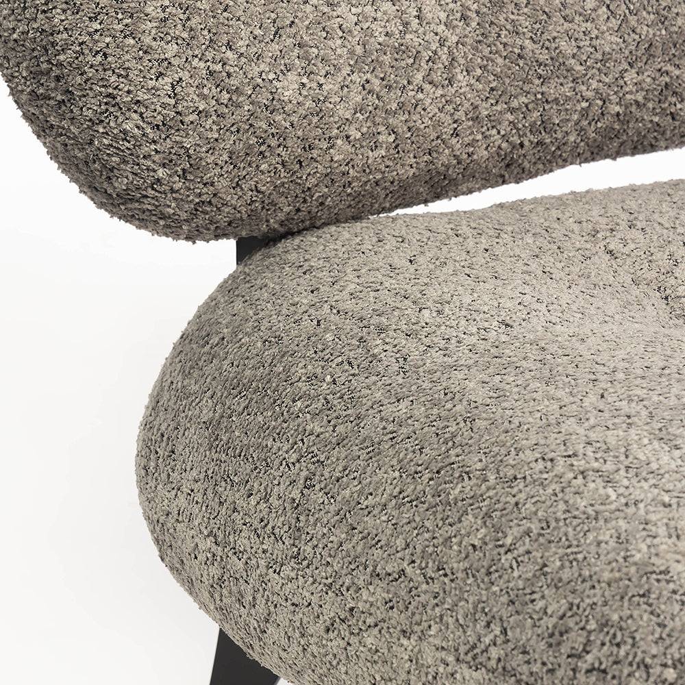 Sherdil Boucle Chair - Grey