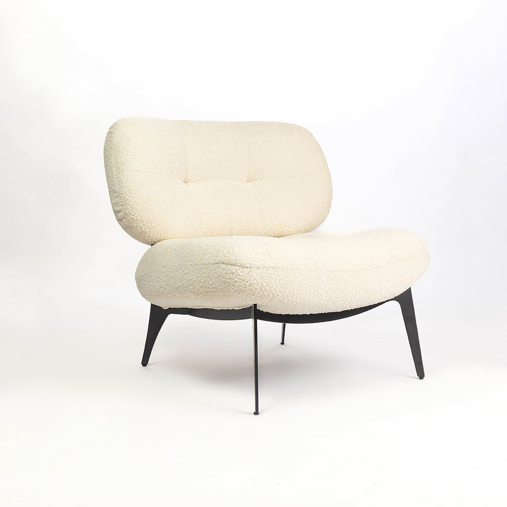 Sherdil Boucle Chair - White