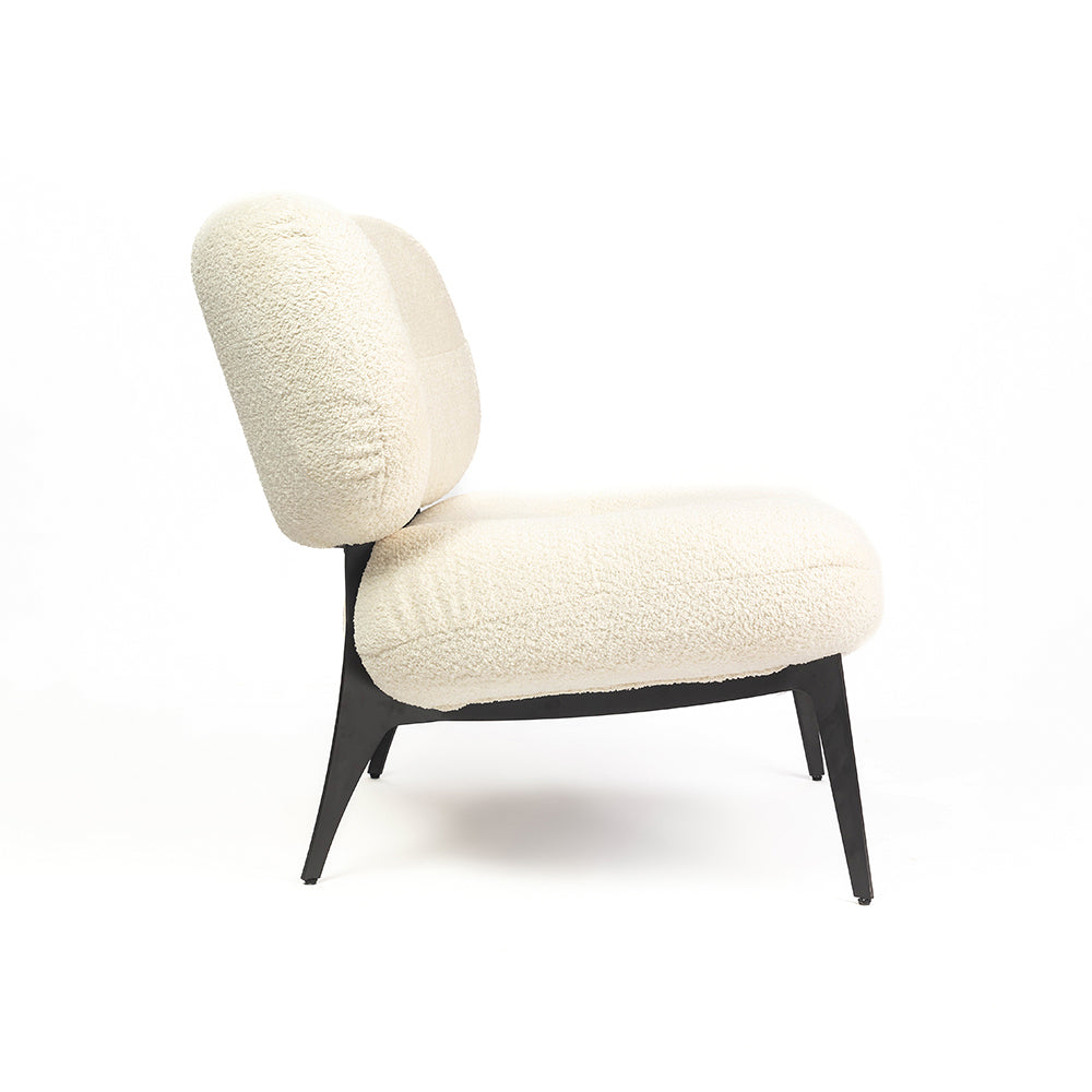 Sherdil Boucle Chair - White