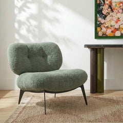 Sherdil Boucle Chair - Green