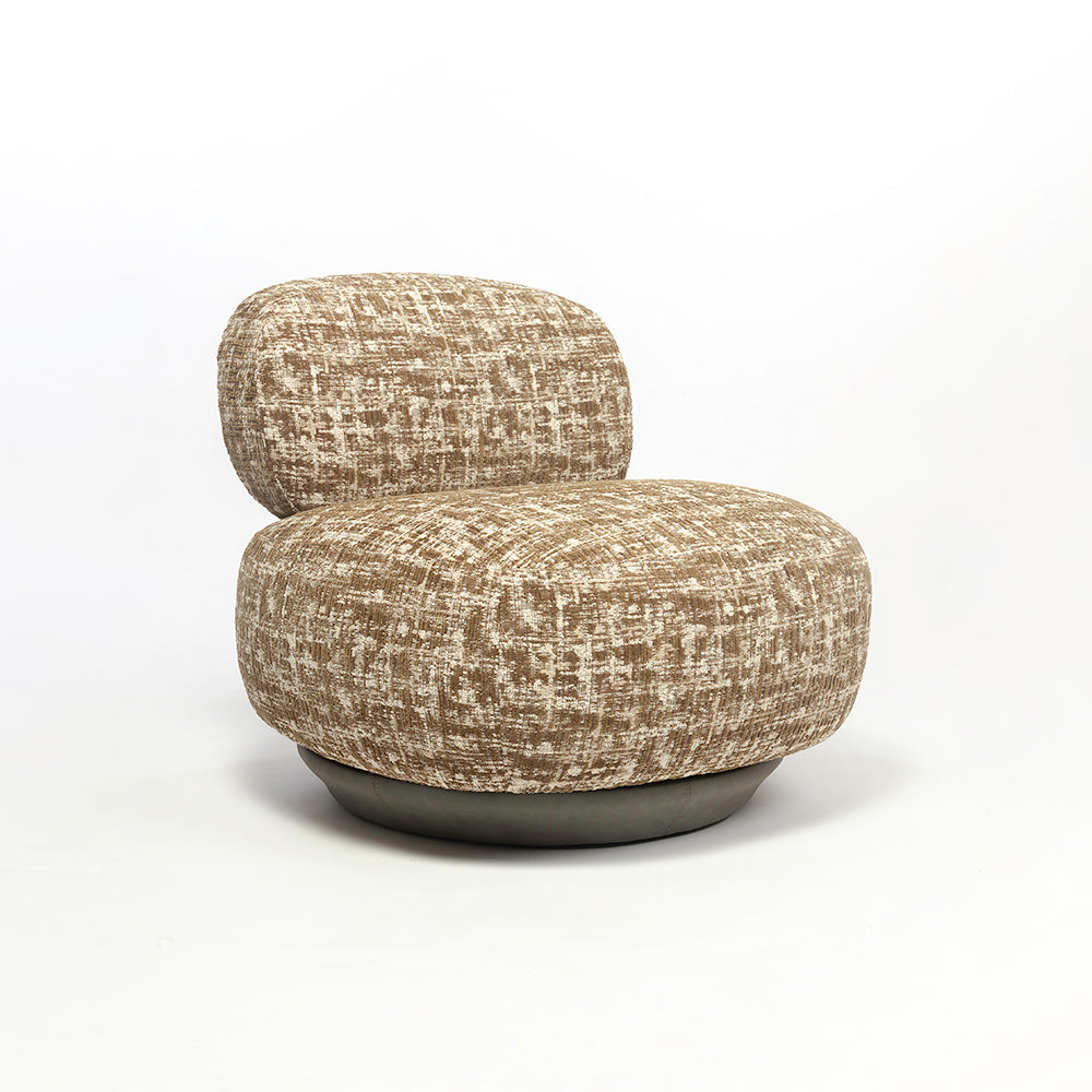 Chanel Boucle Swivel Lounge Chair