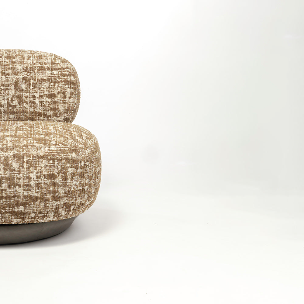 Chanel Boucle Swivel Lounge Chair