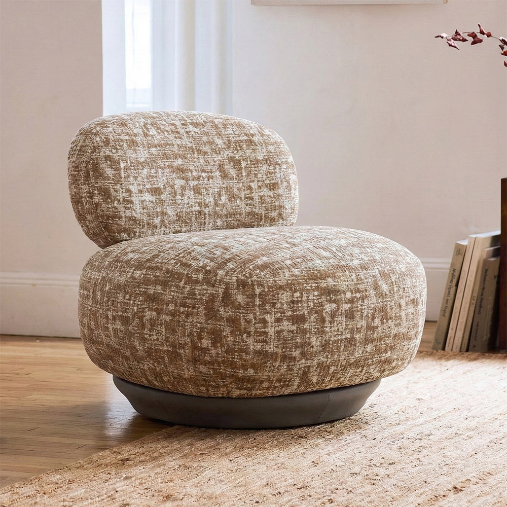 Chanel Boucle Swivel Lounge Chair