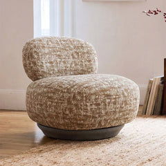 Chanel Boucle Swivel Lounge Chair