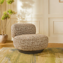 Chanel Boucle Swivel Lounge Chair