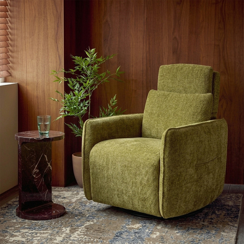 Plywood Catar Polyester Recliner