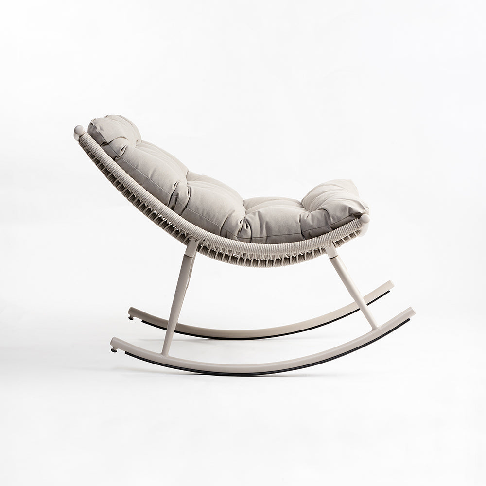 Pegma Spun Outdoor Rocking Chair with Aluminium