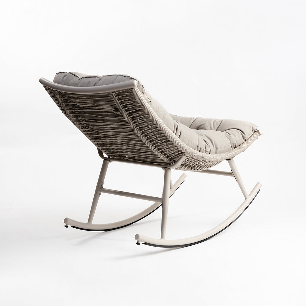 Pegma Spun Outdoor Rocking Chair with Aluminium