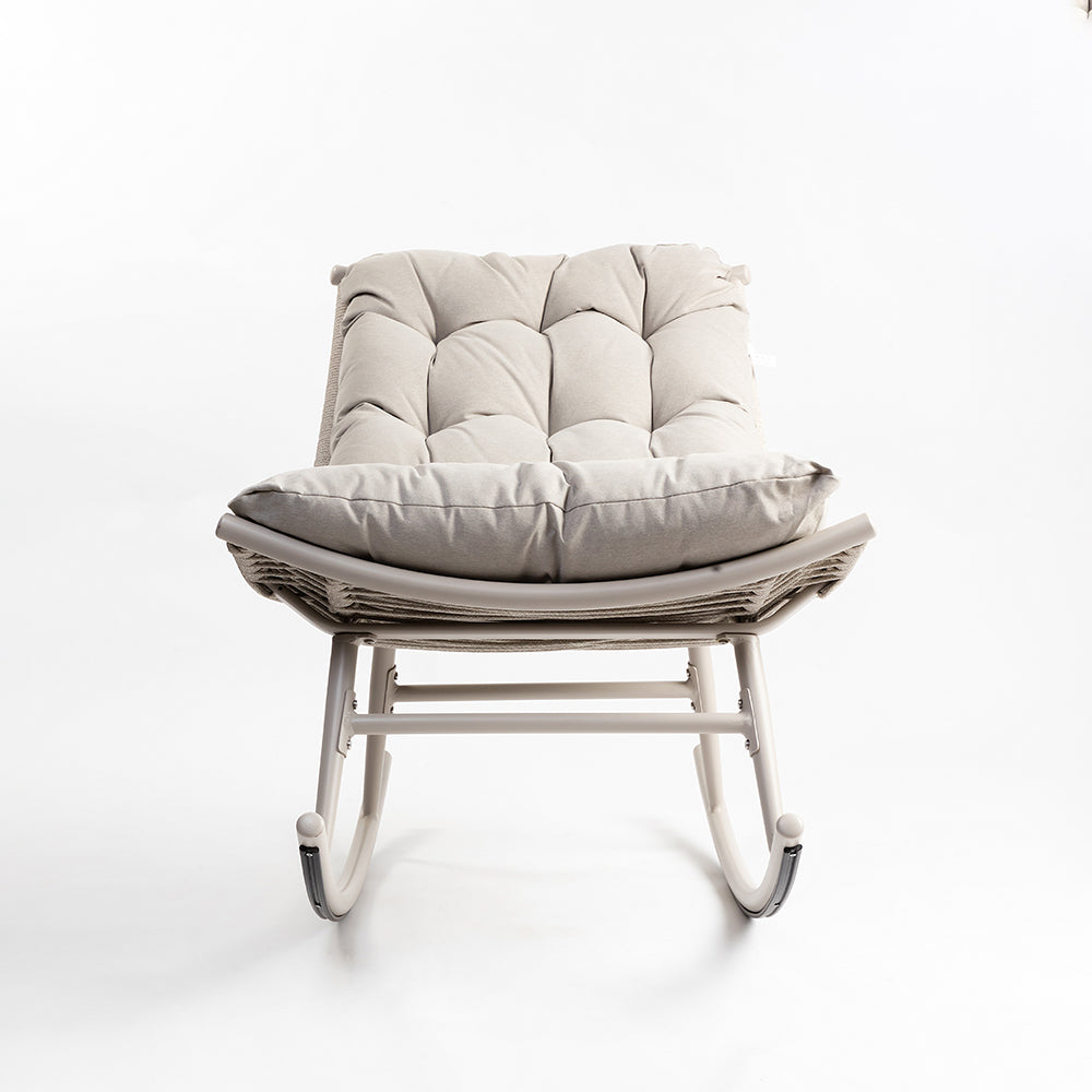 Pegma Spun Outdoor Rocking Chair with Aluminium