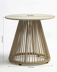 Donda Steel Outdoor Coffee Table