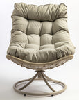 Grandum Outdoor Spun Chair with Steel Legs