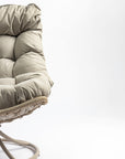 Grandum Outdoor Spun Chair with Steel Legs