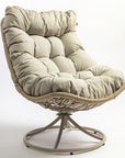Grandum Outdoor Spun Chair with Steel Legs