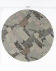 Chlorine Wollen Viscose Carpet