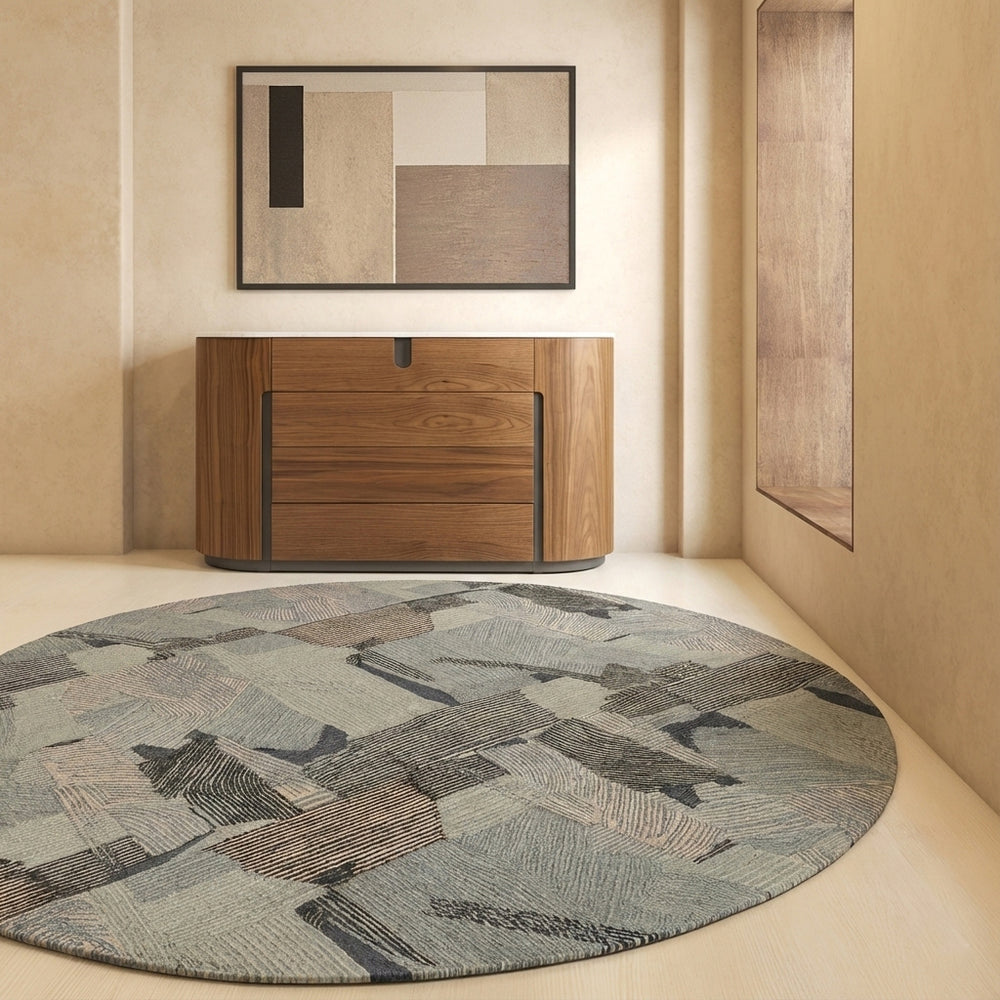 Chlorine Wollen Viscose Carpet