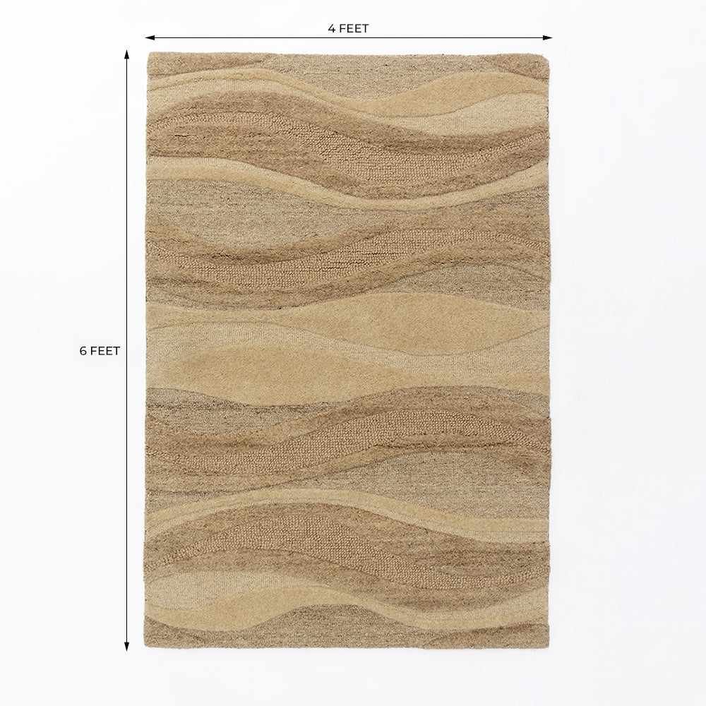 Stone Wollen Viscose Carpet