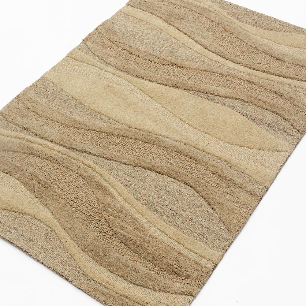 Stone Wollen Viscose Carpet