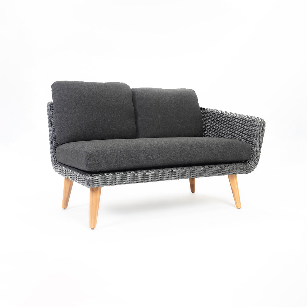 Crew 5-Seater Timber Outdoor Sofa Set with Glass Table