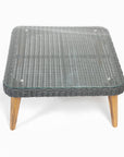 Crew 5-Seater Timber Outdoor Sofa Set with Glass Table