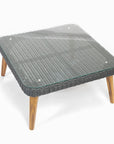 Crew 5-Seater Timber Outdoor Sofa Set with Glass Table