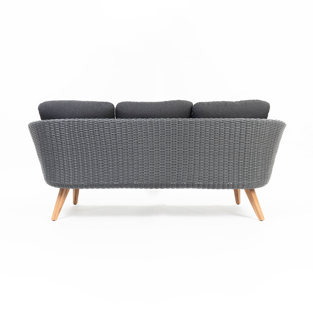 Navis 5-Seater Timber Outdoor Lounge Set with Glass Table