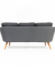Navis 5-Seater Timber Outdoor Lounge Set with Glass Table