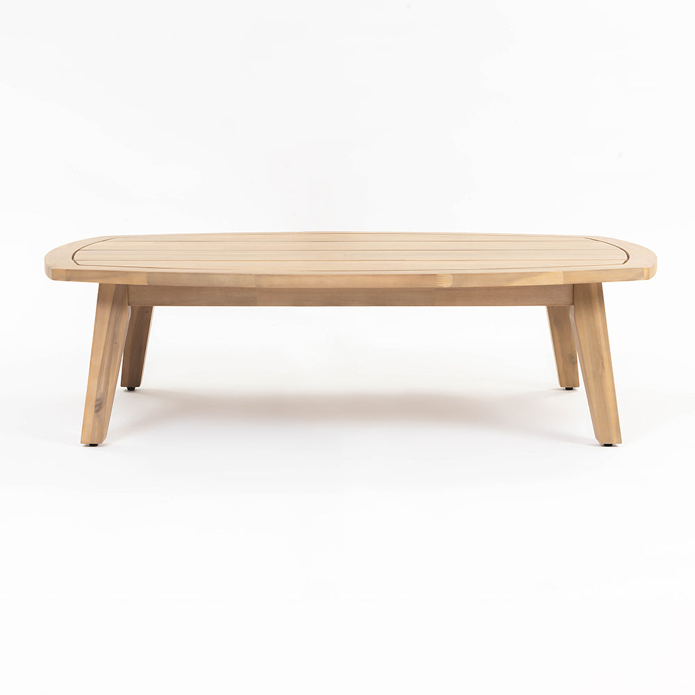 Codeine 5-Seater Timber Outdoor Lounge Set with Wooden Table
