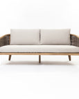 Codeine 5-Seater Timber Outdoor Lounge Set with Wooden Table