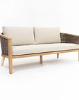 Codeine 5-Seater Timber Outdoor Lounge Set with Wooden Table
