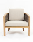Codeine 5-Seater Timber Outdoor Lounge Set with Wooden Table