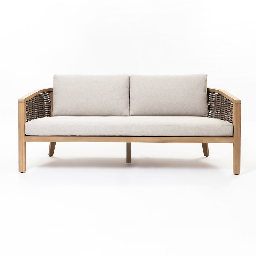 Codeine 5 Seater Timber Outdoor Lounge Set with Wooden Table